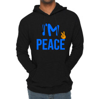 I Come In Peace I'm Peace Funny Matching Couples Lightweight Hoodie | Artistshot