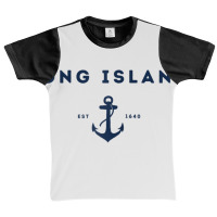 Long Island New York Est 1640 Raglan Baseball Tee Graphic Youth T-shirt | Artistshot