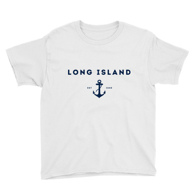 Long Island New York Est 1640 Raglan Baseball Tee Youth Tee by cm-arts | Artistshot