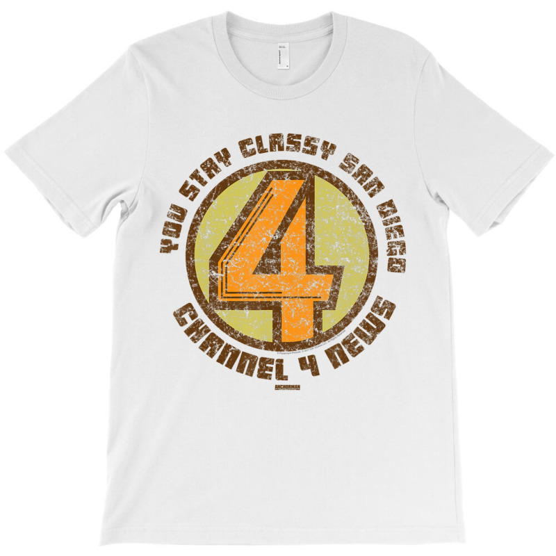 Anchorman Channel 4 News T-shirt | Artistshot