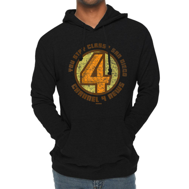 Anchorman Channel 4 News Lightweight Hoodie | Artistshot