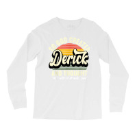 Mens So God Created Derick   Name Derick Birthday T Shirt Long Sleeve Shirts | Artistshot