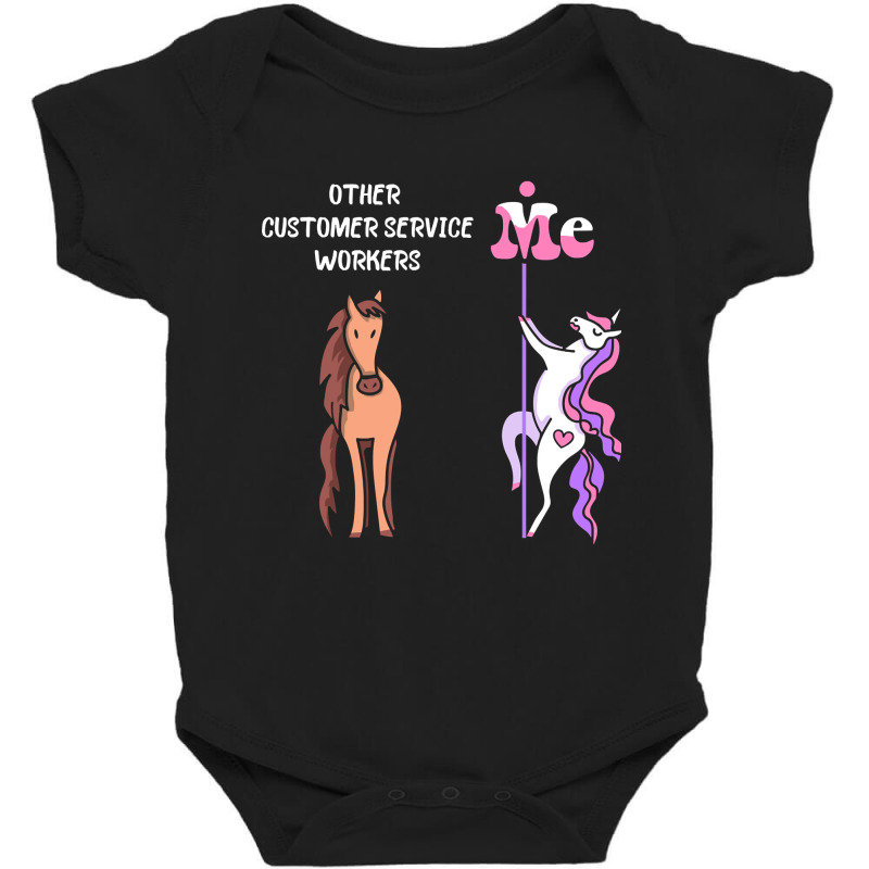 Other Customer Service Workers Me Tee Unicorn Customer Service Worker Baby Bodysuit | Artistshot