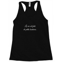 La Vie Est Faite De Petits Bonheurs [dark Edition] Racerback Tank | Artistshot