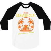 Ron Desantis For President 2024 Conservative 3/4 Sleeve Shirt | Artistshot