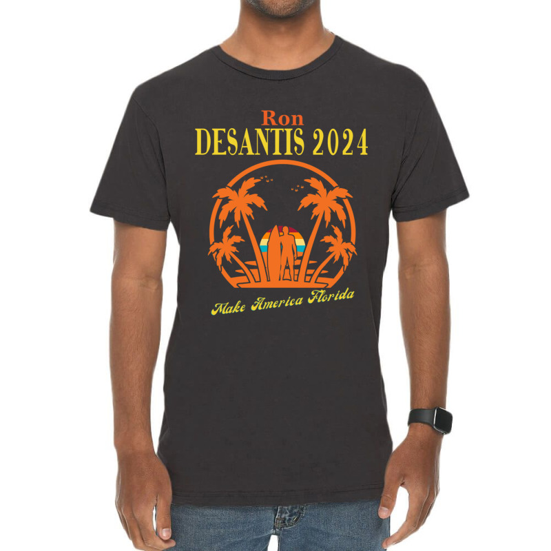 Ron Desantis For President 2024 Conservative Vintage T-shirt | Artistshot