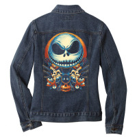 The Pumpkin King Ladies Denim Jacket | Artistshot