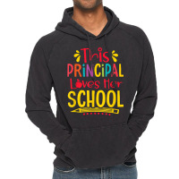 Principal Loves Her School Principal Headmaster Headmistress T Shirt Vintage Hoodie | Artistshot