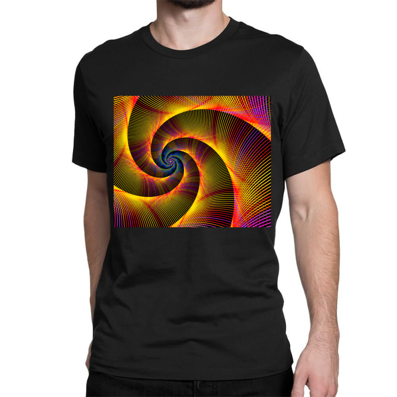 Philadelphia Pride Thin Luminescent Lines Spiral Classic T-shirt | Artistshot