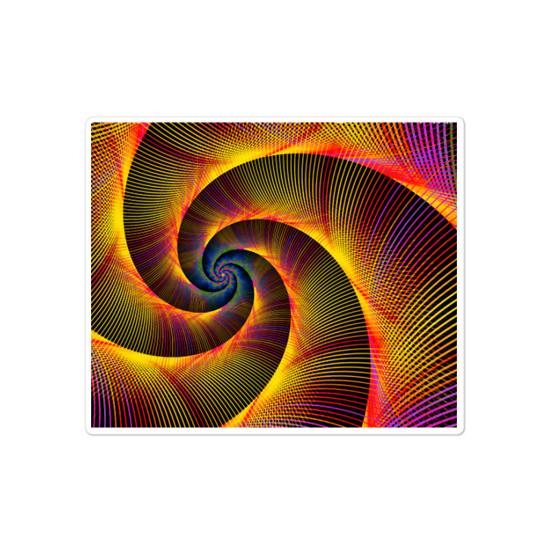 Philadelphia Pride Thin Luminescent Lines Spiral Sticker | Artistshot