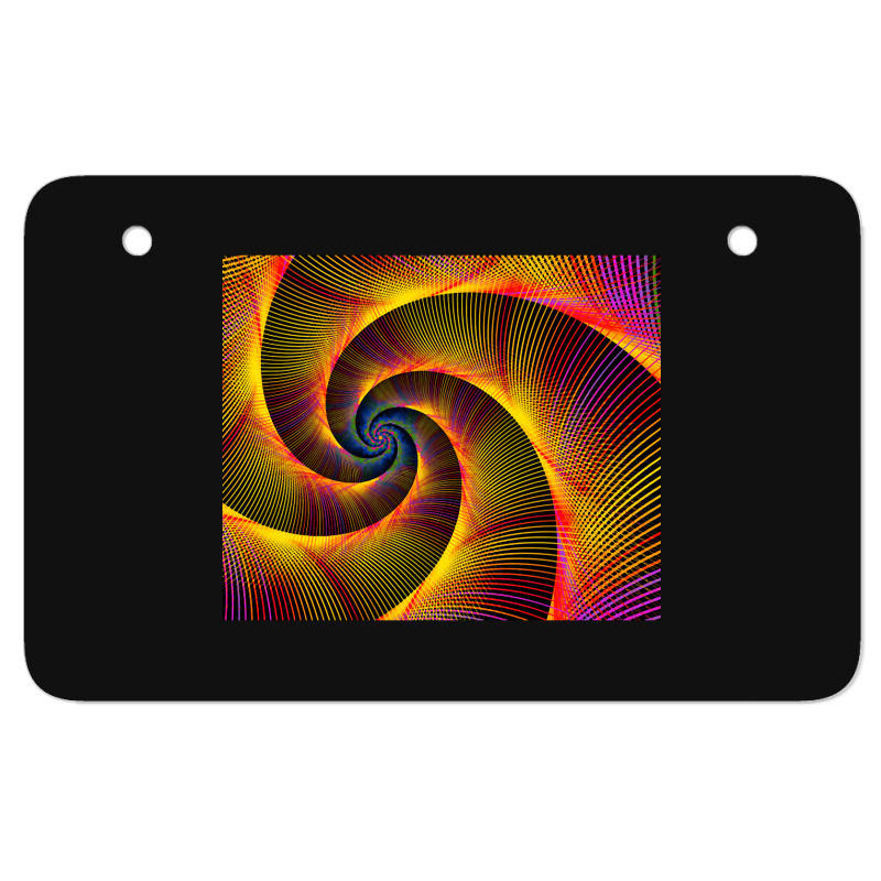 Philadelphia Pride Thin Luminescent Lines Spiral Atv License Plate | Artistshot