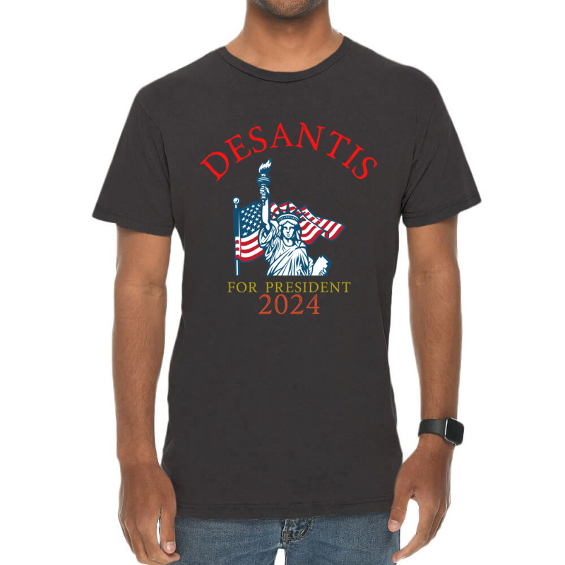 Ron Desantis For President 2024 Conservative Vintage T-shirt | Artistshot