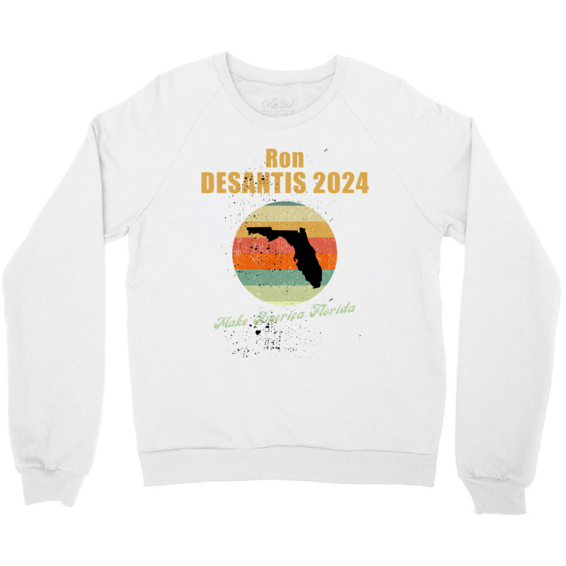 Ron Desantis For President 2024 Conservative Crewneck Sweatshirt | Artistshot