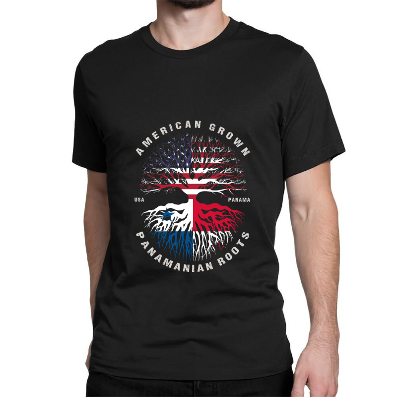 American Grown Panamanian Roots Panama Flag Classic T-shirt by CharlieFairchild | Artistshot