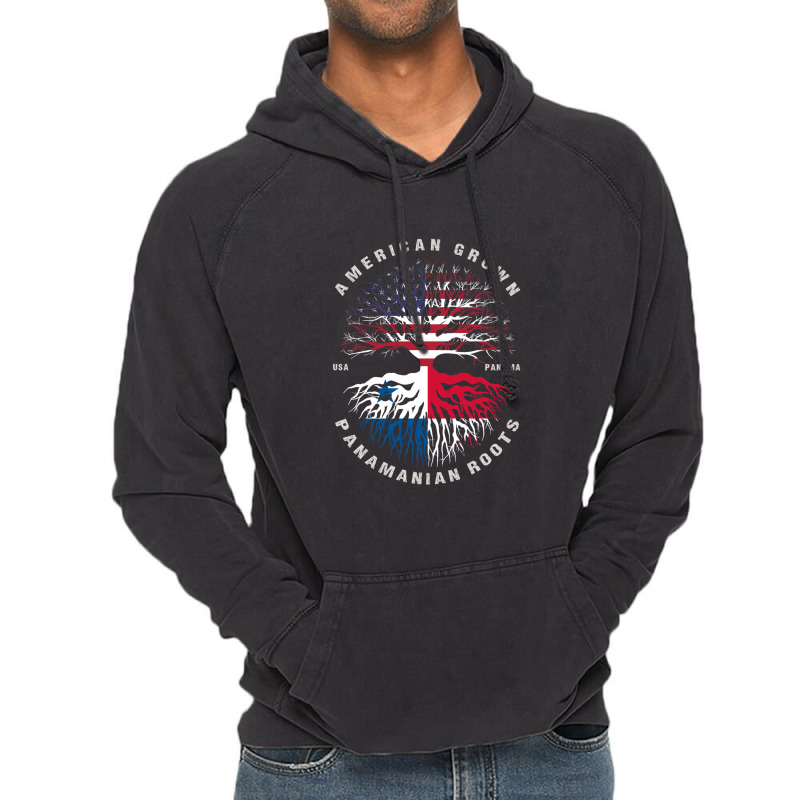 American Grown Panamanian Roots Panama Flag Vintage Hoodie by CharlieFairchild | Artistshot