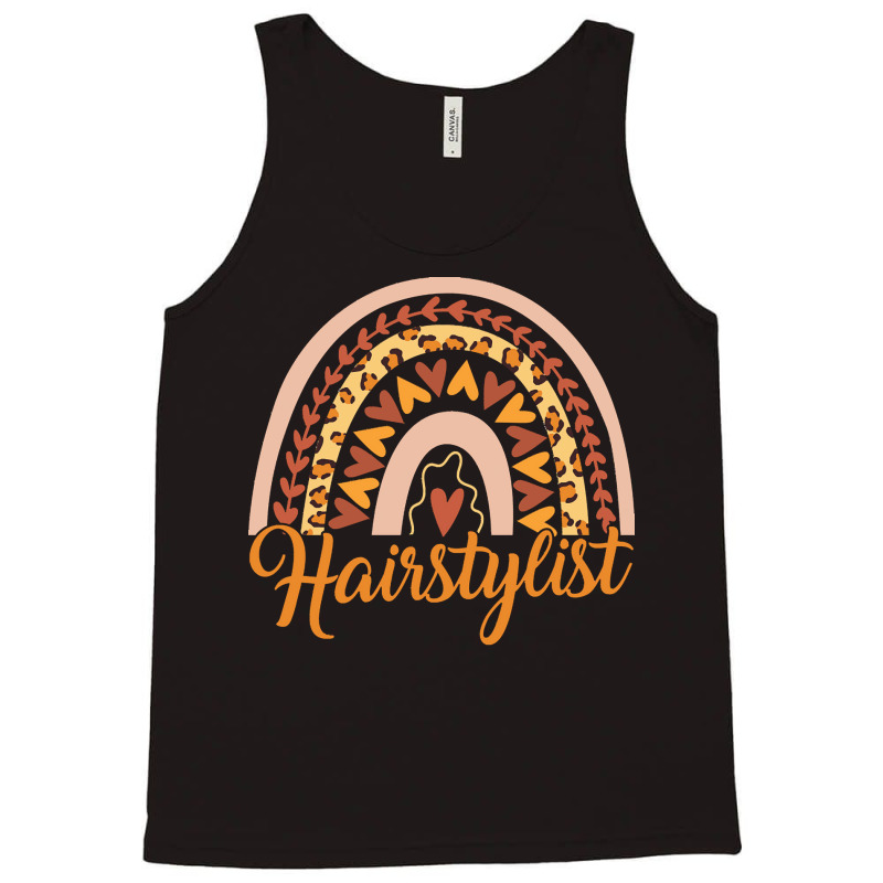 Hairstylist T-shirthairstylist Rainbow T-shirt_by White Martian _ Tank Top | Artistshot