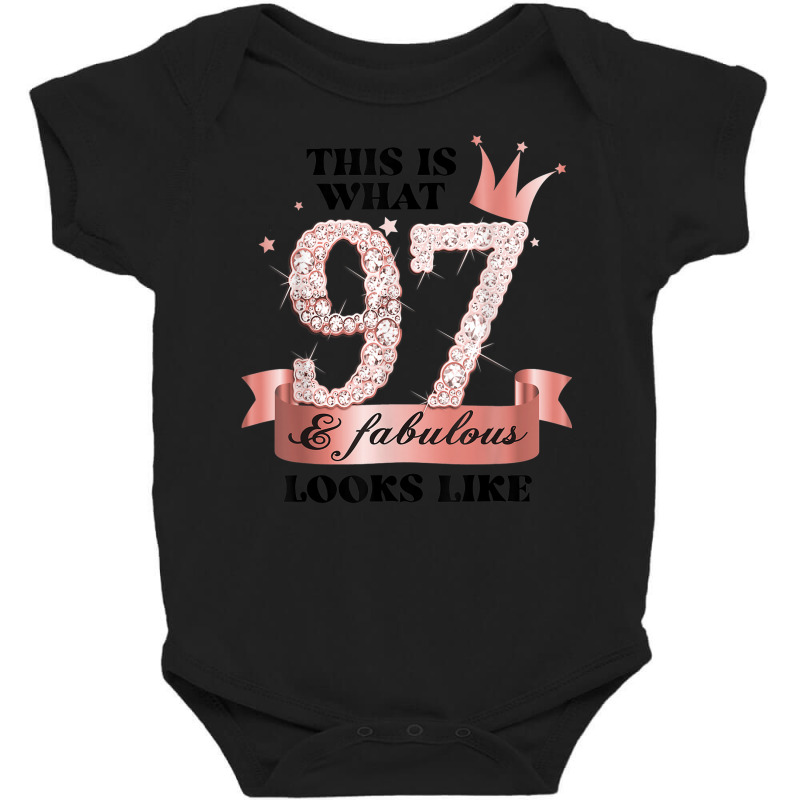 97 & Fabulous I Rose And White Party Group Candid Photo Item Baby Bodysuit | Artistshot