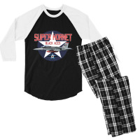 Super Hornet F18 Men's 3/4 Sleeve Pajama Set | Artistshot