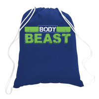 Body Beast Drawstring Bags | Artistshot