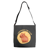 Cute Pastel Capybara Fan Club Adjustable Strap Totes | Artistshot