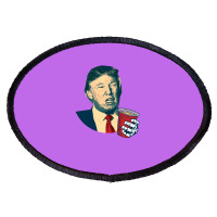 Donald Trump Celebrating 4th Of July Oval Patch | Artistshot