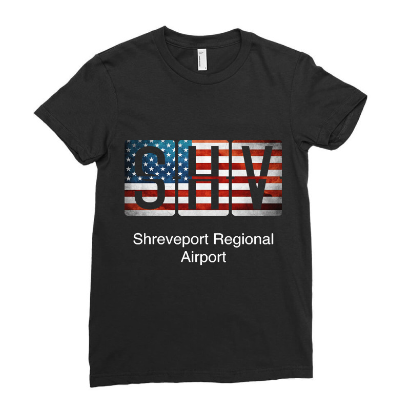 Shv Shreveport Regional Airport Ladies Fitted T-Shirt by fenderbendable | Artistshot