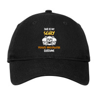 This Is My Scary Private Investigator Costume T Shirt Adjustable Cap | Artistshot