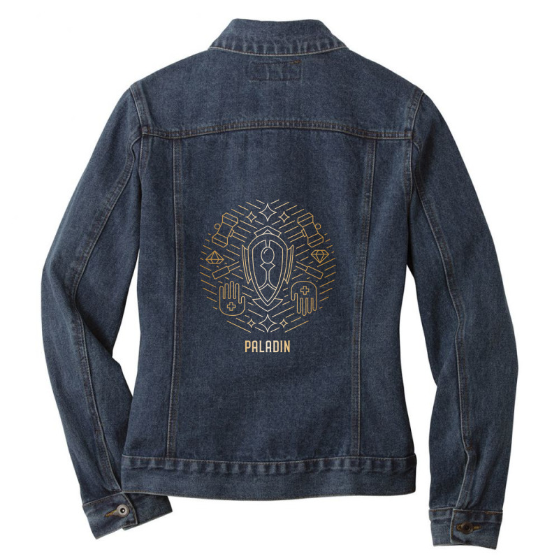 Paladin - Gold Ladies Denim Jacket by TimothyPickard | Artistshot