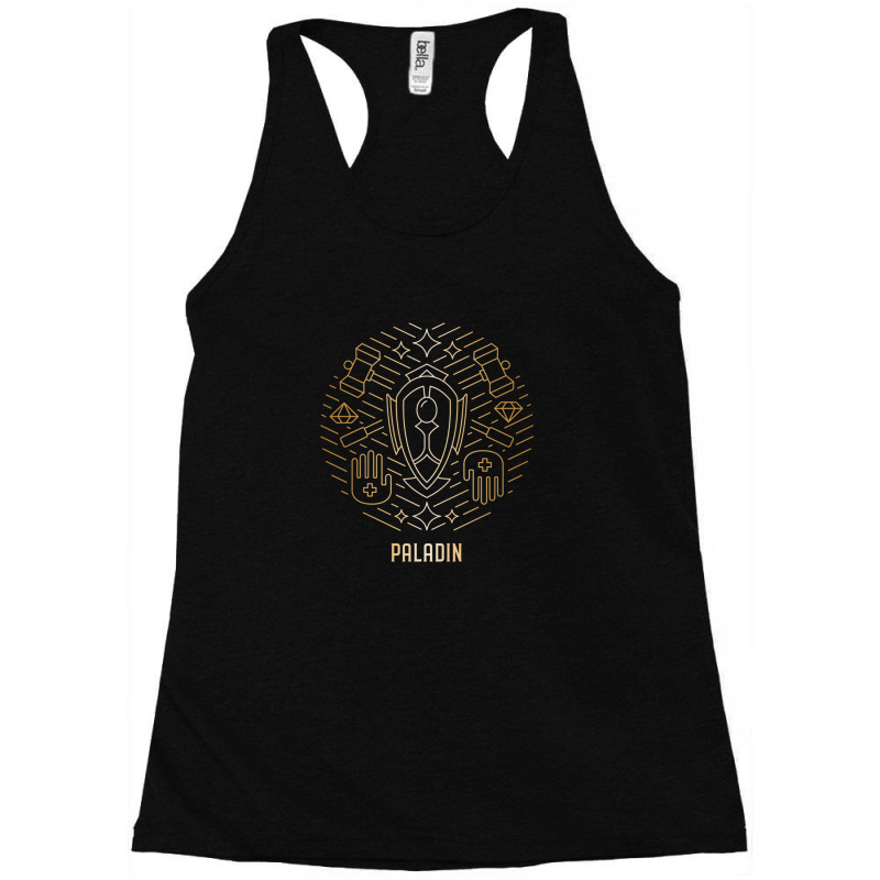 Paladin - Gold Racerback Tank by TimothyPickard | Artistshot