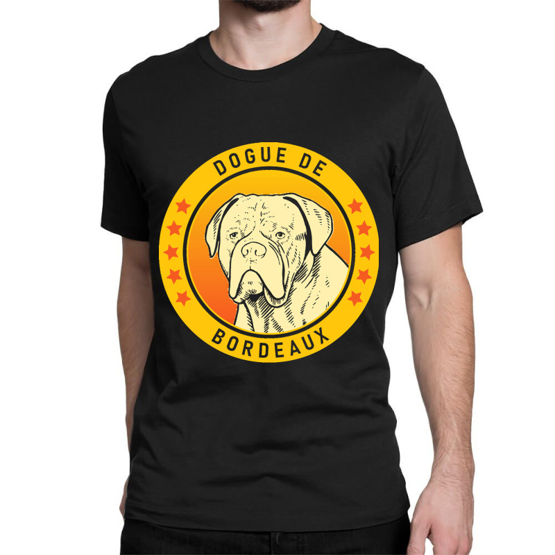 Dogue De Bordeaux Dogue De Bordeaux Dog Portrait Classic T-shirt | Artistshot