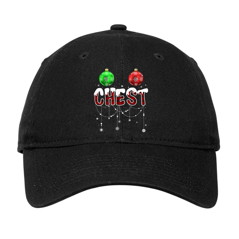 Chest Nuts Christmas Tshirt Matching Couple Chestnuts Adjustable Cap | Artistshot