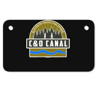 C&o Canal 11th Hour Challenge Classic Motorcycle License Plate | Artistshot