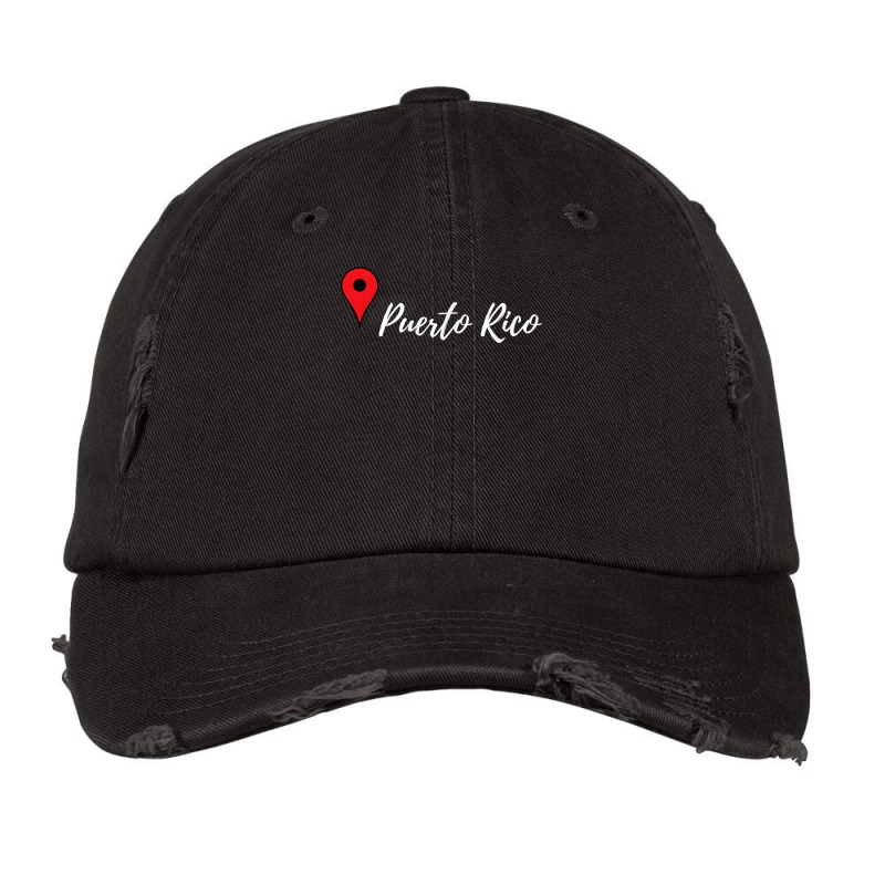 Puerto Rico Location Puerto Rico Boricua Puertorican T Shirt Vintage Cap by cm-arts | Artistshot