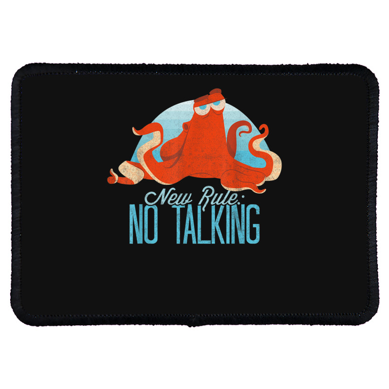 Finding Dory Hank No Talking Graphic Rectangle Patch | Artistshot