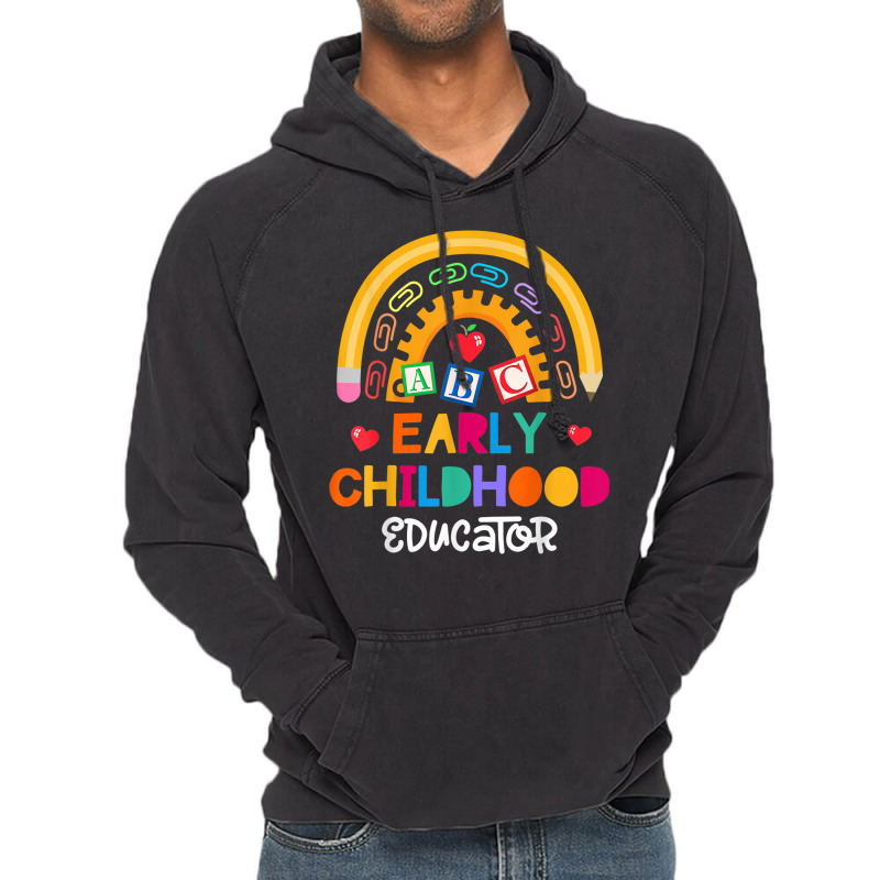 Teacher Early Childhood Educator Preschool Head Start Crew Vintage Hoodie by ValentinoHoover | Artistshot