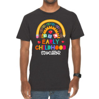 Teacher Early Childhood Educator Preschool Head Start Crew Vintage T-shirt | Artistshot