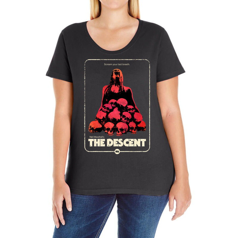 The Descent (2006) Ladies Curvy T-Shirt by Quick Scully | Artistshot