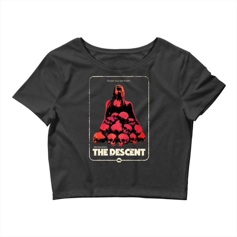 The Descent (2006) Crop Top by Quick Scully | Artistshot