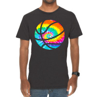 Basketball Tie Dye Rainbow Trippy Hippie Vintage T-shirt | Artistshot