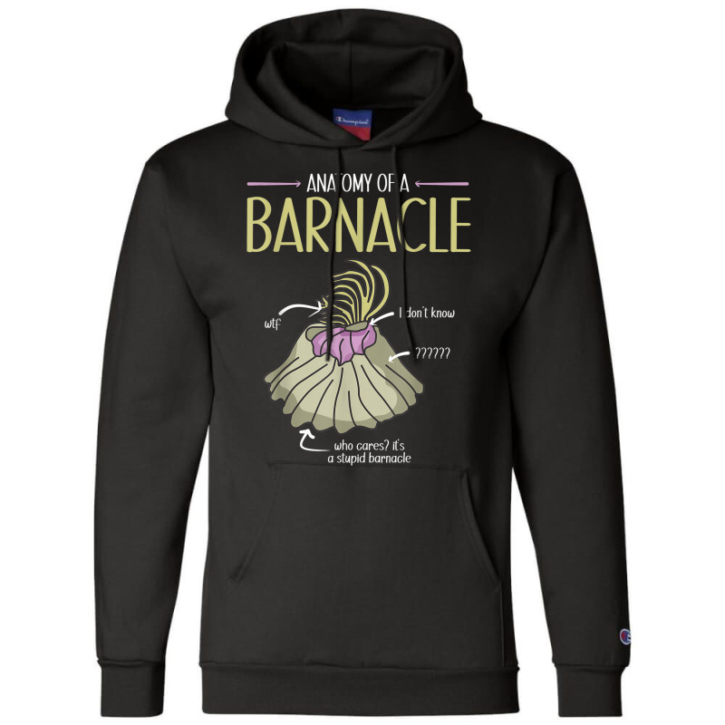 Ocean Scientist Marine Biology Barnacle Marine Biologist Champion Hoodie by Garnet | Artistshot