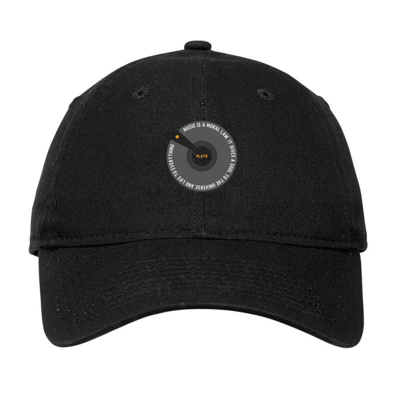 Music Is A Moral Law - Plato 1 Adjustable Cap by HeatherThomas | Artistshot