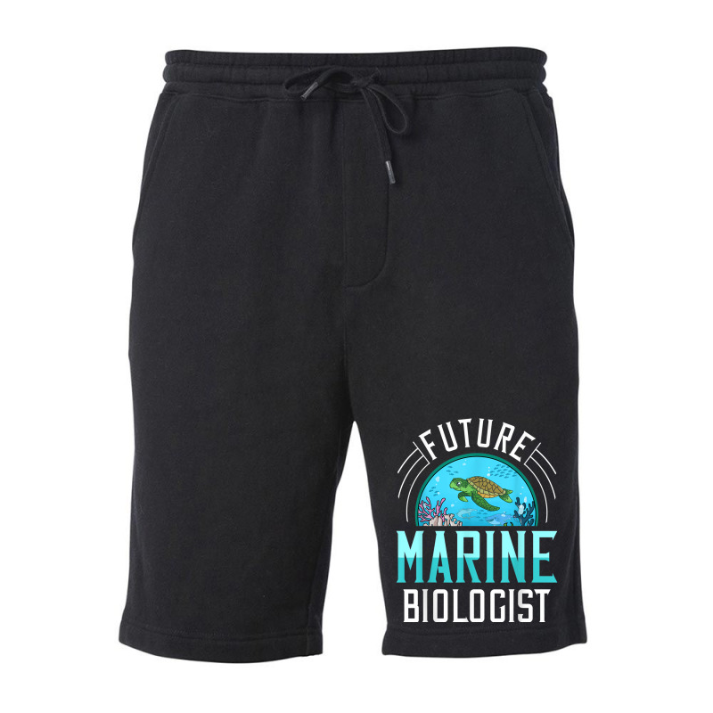 Future Marine Biologist Gift Biology Ocean Life Fleece Short | Artistshot