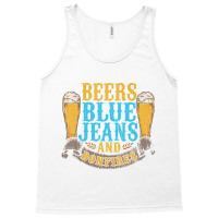 Beers Blue Jeans Bonfires Quotes Country Life Tank Top | Artistshot