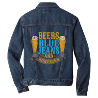 Beers Blue Jeans Bonfires Quotes Country Life Men Denim Jacket | Artistshot