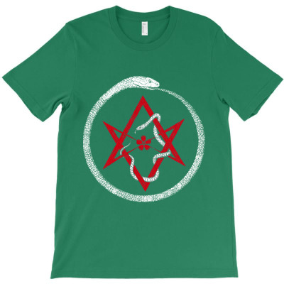 Hexagram Snake Art T-shirt Designed By Dena