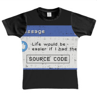 Source Code Message Graphic Youth T-shirt | Artistshot