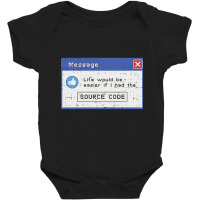 Source Code Message Baby Bodysuit | Artistshot