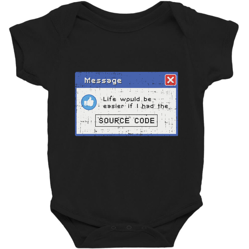 Source Code Message Baby Bodysuit by fenderbendable | Artistshot