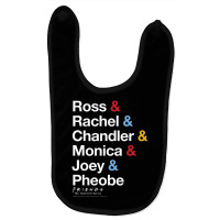 Friends All The Friends Name Stack Baby Bibs | Artistshot