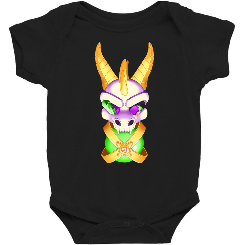 Spyro Skull Baby Bodysuit by Kenlofu52 | Artistshot